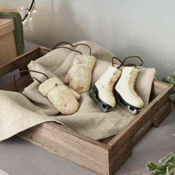 Set di 4 decorazioni natalizie Collines