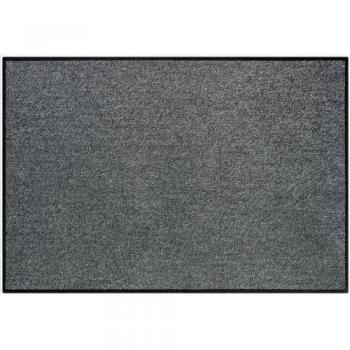 Tapis d'entrée carré anthracite Helline