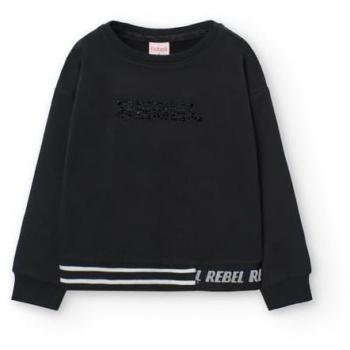 Boboli - Sudadera para niña con estampado frontal