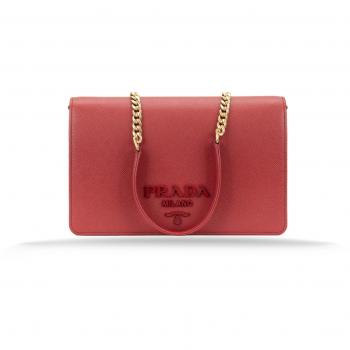 Prada Shoulder Bag Rosso Donna 1BP018