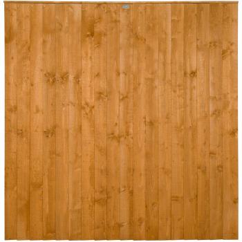 Forest Garden Featheredge Fence Panel Set, 1.83 meters High, Pack of 5