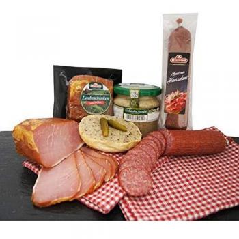Edel Salami und geräucherter Schinken