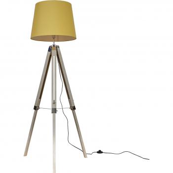 ValueLights Brown Tripod Floor Lamp
