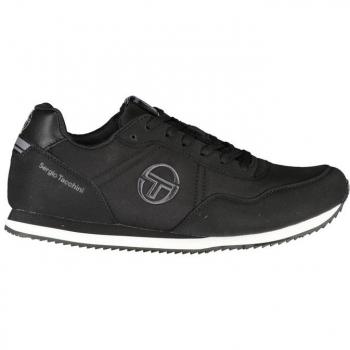 Sergio Tacchini Black Laced Sneakers for Men - Size 8 US