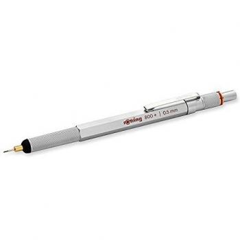 ROtring 800+ Druckbleistift und Touchscreen-Stylus (0,5 mm, Barrel) titan