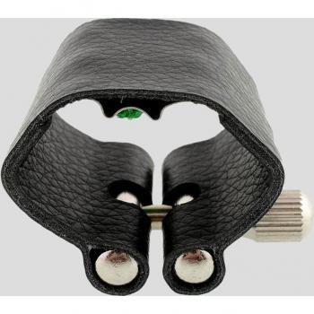 Embouchure de ligature noire avec engraisseur pour saxophone ténor Alto