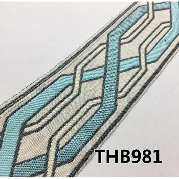 Cinta Decorativa Jacquard para Costura DIY, 25 Yardas, 9cm