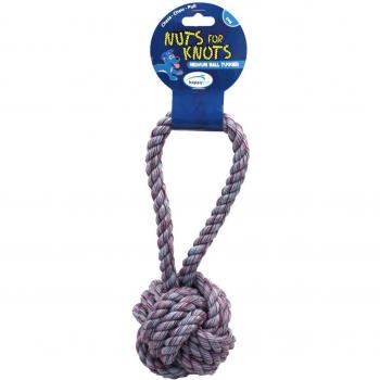 Happy Pet Nuts For Knots Ball Tugger Medium Dog Toy
