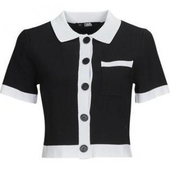 Trui Karl Lagerfeld CLASSIC KNIT TOP Noir