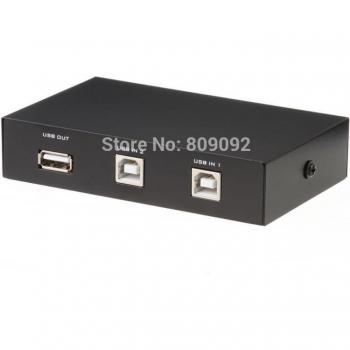 2-Port USB 2.0 Sharing Switch Adapter Box
