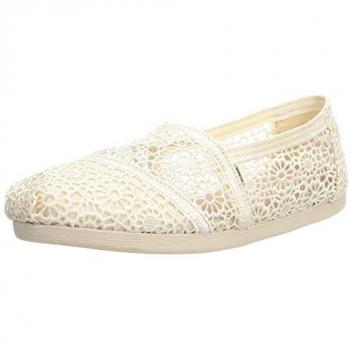 Alpargatas Toms para mujer - Tejido de crochet y suela de goma