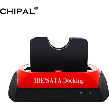 CHIPAL All-in-One USB 2.0 HDD Docking Station for 2.5 & 3.5 IDE/SATA External Hard Drive Enclosure