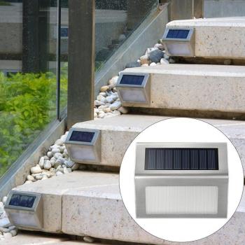 Pilar Solar LED 3 Luz Exterior