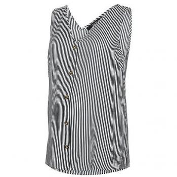 Vero Moda Top Maternity senza maniche bumpy snow white L