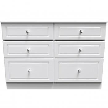 Stratford 6 Drawer Wide Chest (Ready Assembled)