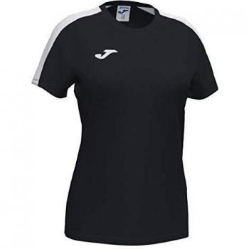 Camiseta Joma Academy S/S Niñas Negro-Blanco