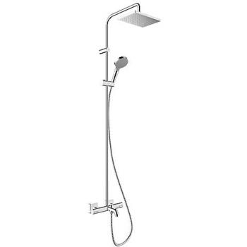 Columna de ducha Hansgrohe Vernis Shape 230 termostática cromada + tableta AddStoris