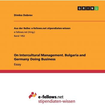 On Intercultural Management. Bulgaria and Germany Doing Business
