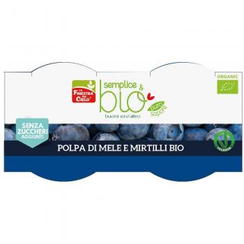 POLPA DI MELA/MIRTILLO BIO 200G