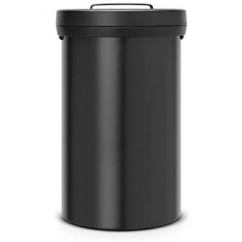 Brabantia Big Bin Trash Can 60 Liter Matt Black