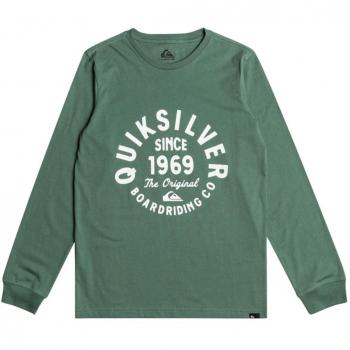 Quiksilver - Camiseta de niños Circled Script Quiksilver