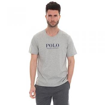 Camiseta Íntima Hombre Ralph Lauren 'LIQUID' - Cómoda y Transpirable, Color Gris Melange, Talla M