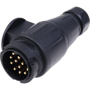 12V 13 Pole Trailer Plug Electrical Adapter