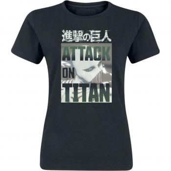Talla L/XL Camiseta Black Titan Attack on Titan