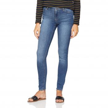 Edc by Esprit 998cc1b817, Vaqueros Skinny para Mujer, Azul
