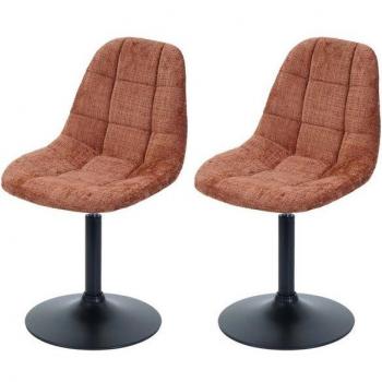 Esszimmer-Stuhl MCW A60-C-2 – 2er‑Set, frei drehbar, einfache Montage