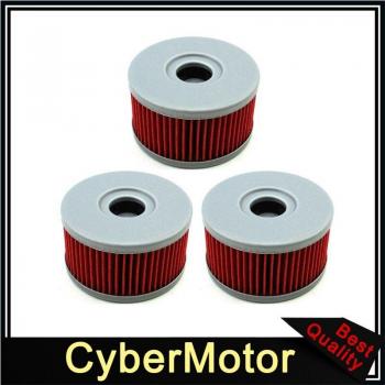 3-Pack Oil Filter for Suzuki TU250 GZ250 DRZ250 VL125LC Beta Motor SP250 DR250 SG350 DR