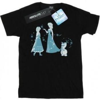 Frozen Magic Snowflakes Cotton T-Shirt