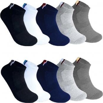 Calzini Sportivi da Uomo in Bambù Senza Cuciture Antiscivolo Multicolore Taglia 40-44