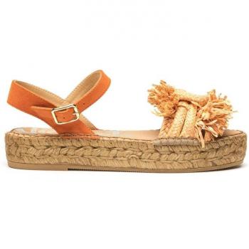 Alpargata Vidorreta Naranja Fleco Chic