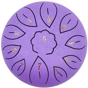 6-Inch 11-Tone C Key Meditation Drum with Carrying Bag