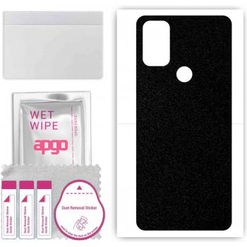 Apgo Protective Skin Sticker for the back compatible with Blackview A70 - Pattern Matte Black