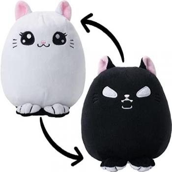 Peluche Corimori - Gatto Reversibile Bianco/Nero