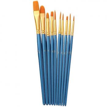 4 Color Nylon Hair Paint Brush Set
