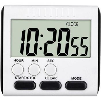 Horloge de cuisine avec alarme et minuterie