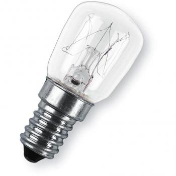 Kühlgerätelampe Xavax 25 W in Birnchenform, transparente Glaskugel
