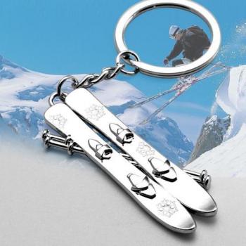 2022 Winter Olympics Keyring with Lightweight Pendant