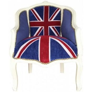 Antiker England Flagge Sessel