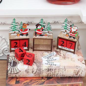 Europäischer Holz-Adventskalender