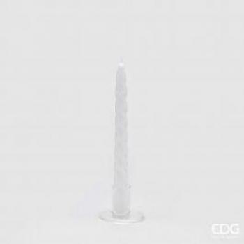 Stèle de Candele Twist Blanche 22xH23cm