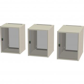 ENOC Wandschrank 15HE mit Glastür NSVE 158