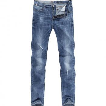 Men's Slim Fit Biker Jeans - Ultra-Thin Rip Jean Casual Pants