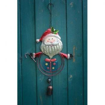 Christmas Wind Chime - Santa, Reindeer, Snowman, Red Bird - Garden Ornament
