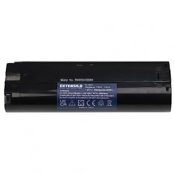 Extensilo - Battery Replacement for Makita 191679-9, 192532-2, 192695-4, 632002-4, 632003-2, 7000, 7002 (3300 mAh, NiMH, 7.2V)