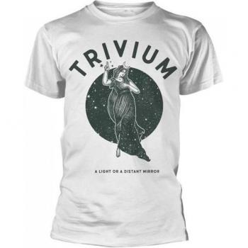Trivium Unisex Adult Moon Goddess T-Shirt - 100% cotton, short sleeves, crew neck, graphic print of a moon goddess design, available in various sizes and colors