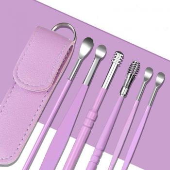 RVS 6‑pcs Oorschempitset
